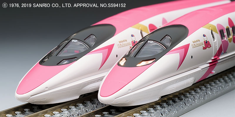 JR 500-7000系山陽新幹線（ハローキティ新幹線）セット｜鉄道模型 