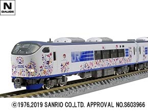 JR 281系特急電車(ハローキティ はるか・Kanzashi)セット｜鉄道模型 
