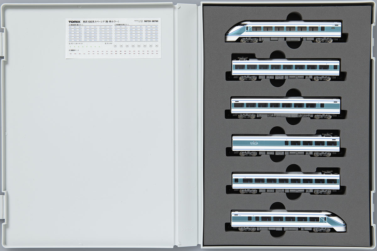 Nゲージ TOMIX 98760 東武スペーシア 粋カラーセット