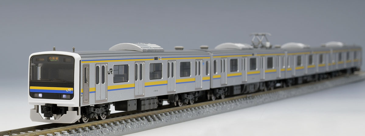 JR 209-2100系通勤電車(房総色・4両編成)セット｜鉄道模型 TOMIX 公式 ...