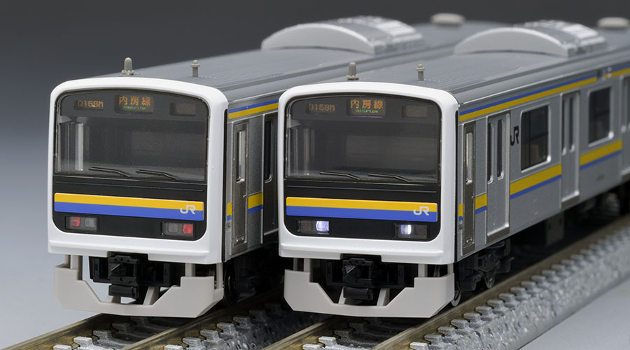 JR 209-2100系通勤電車(房総色・4両編成)セット｜鉄道模型 TOMIX 公式