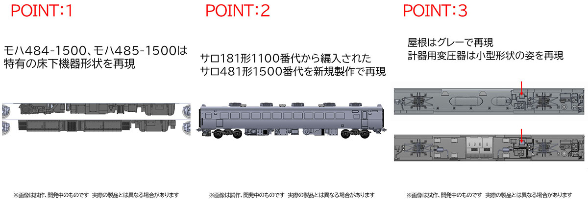 TOMIX Nゲージ 国鉄 485 1500系 はつかり 基本セット 98795 鉄道模型 電車 鉄道模型