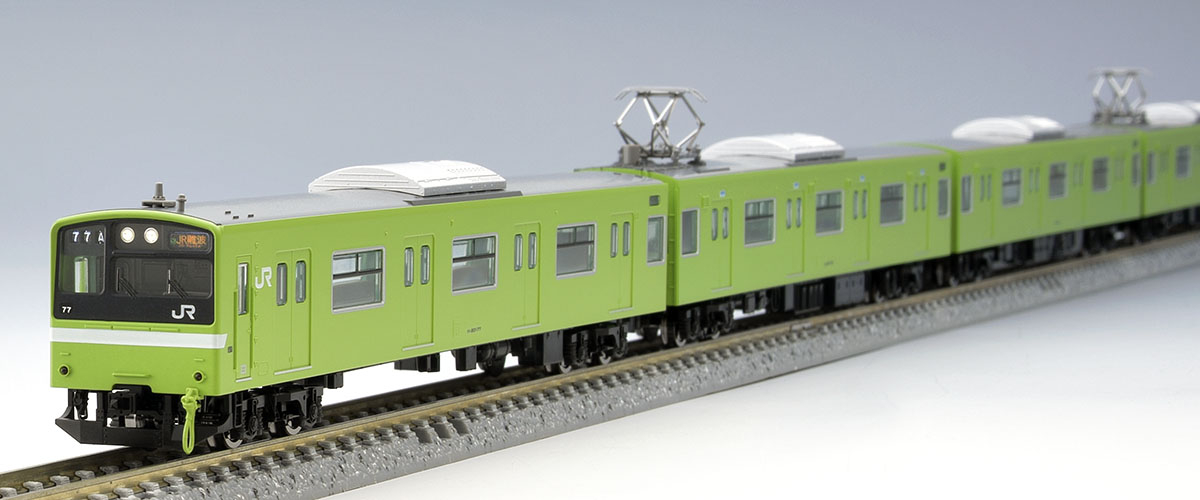 JR 201系通勤電車(JR西日本30N更新車・ウグイス)セット｜鉄道模型 