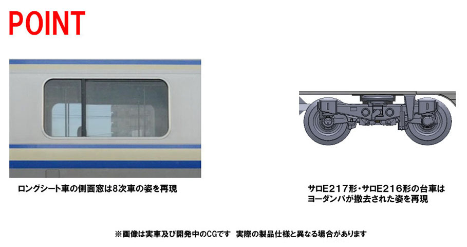 トミックス　JR E217系　近郊電車