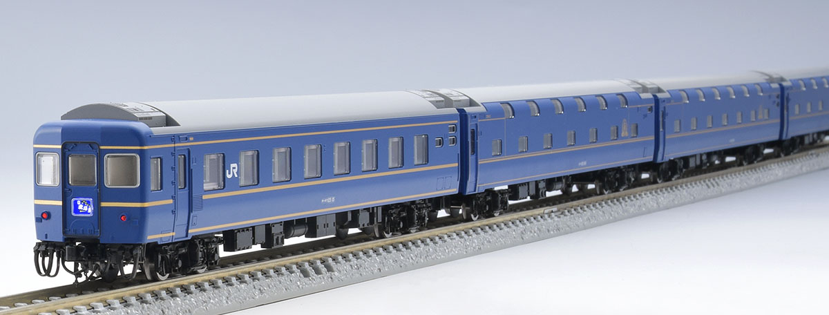 JR 24系25形特急寝台客車(北斗星・JR北海道仕様)基本セット｜鉄道模型 