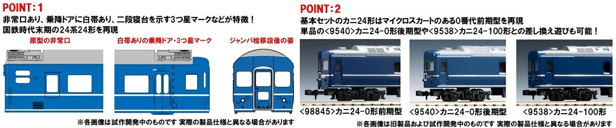 国鉄 24系24形特急寝台客車(ゆうづる)基本セット｜製品情報