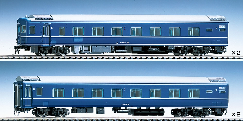 エンタメ/ホビー14系特急寝台客車（北陸）基本セット - 鉄道模型